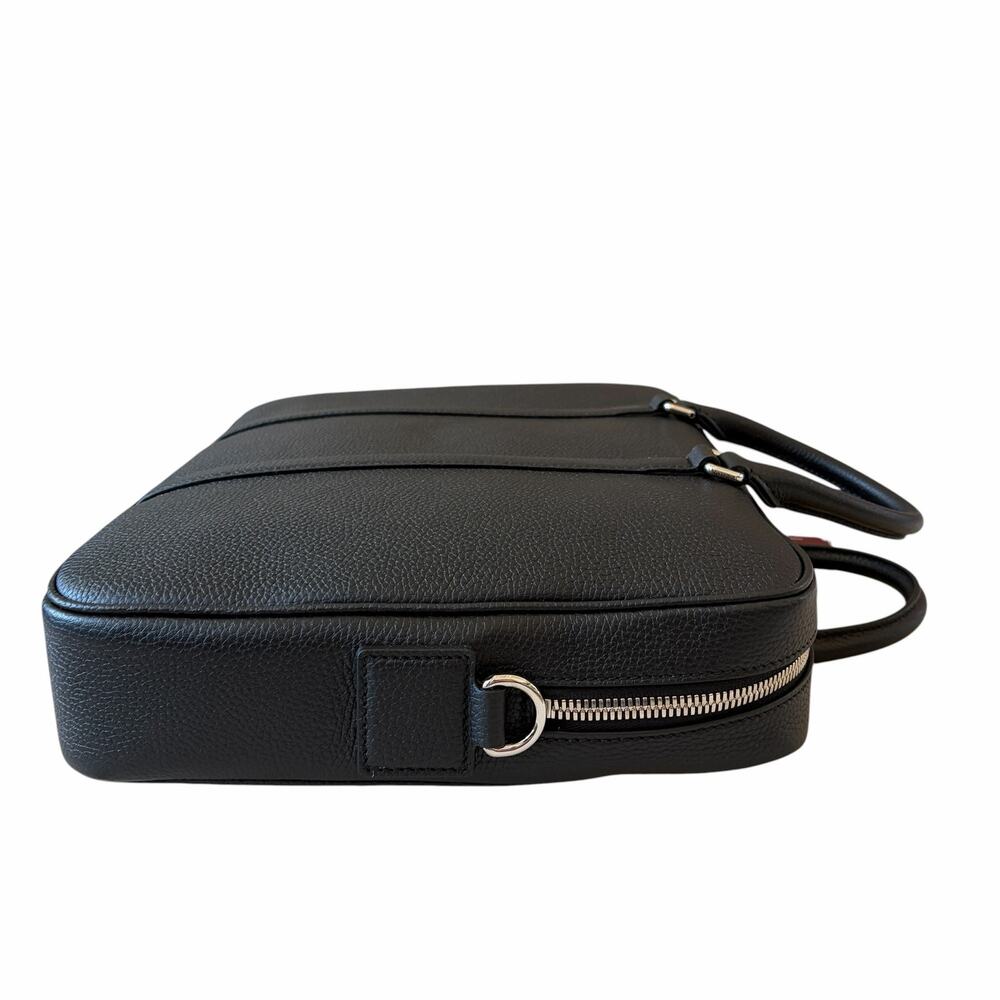 Gucci Medium Briefcase with Web Men's Black Full Grain Leather 816757 NWT - Picture 16 of 16